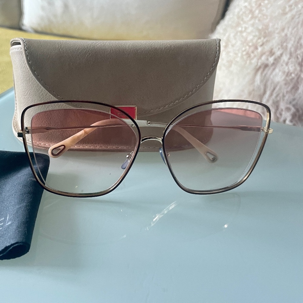 Chloe Cutout Metal Sunglasses